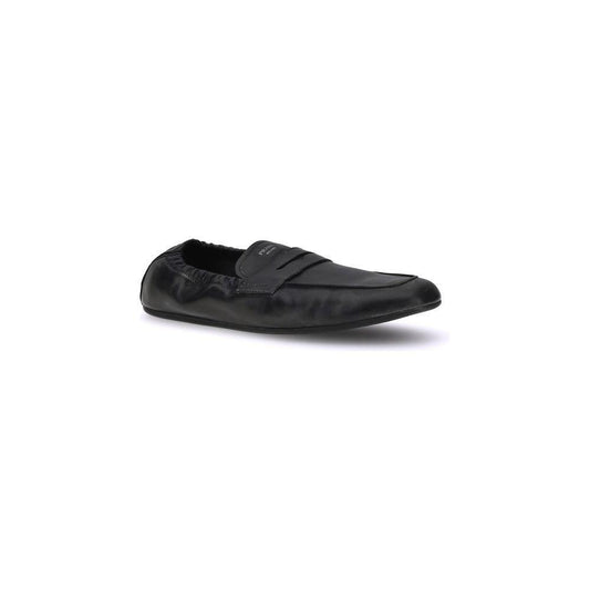 Prada Antiqued leather Shuffle Loafers PR-2DG158FG0027V6F0002-EU39/US6