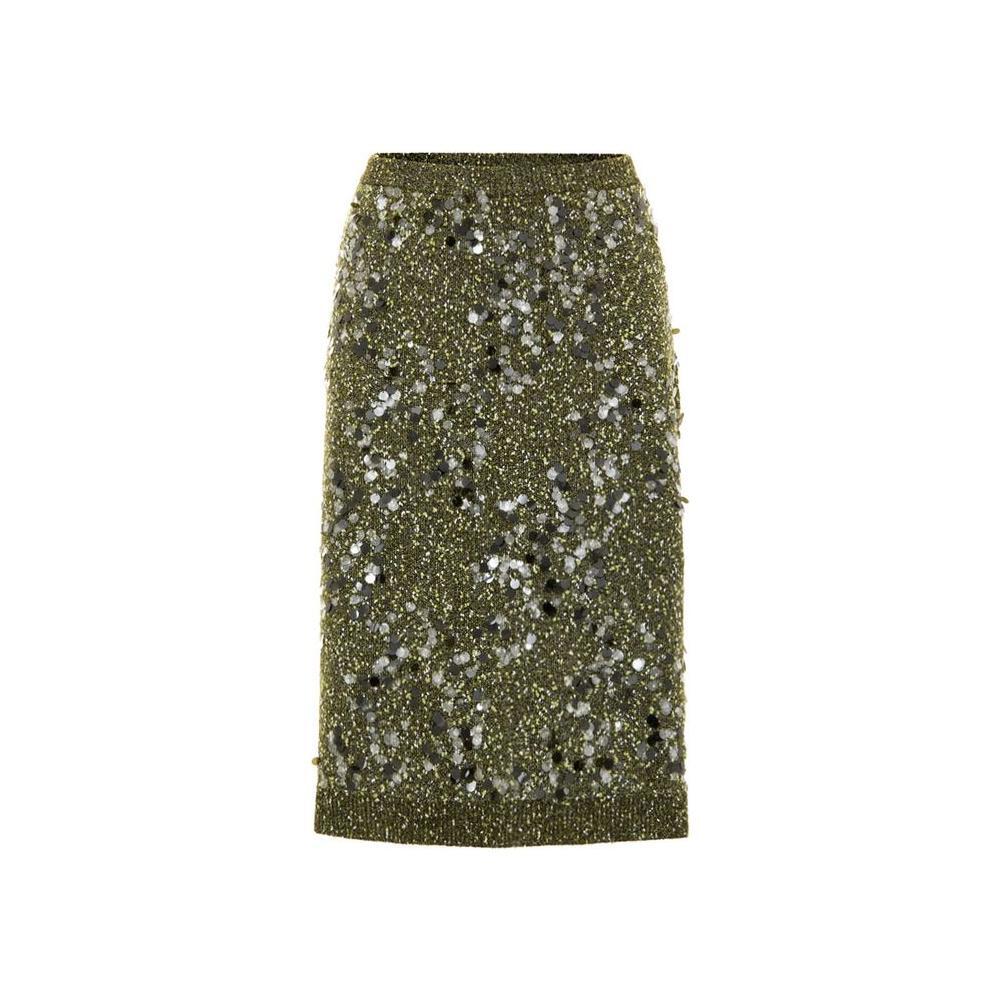 Gucci Green Viscose Skirt GU-9790674-M