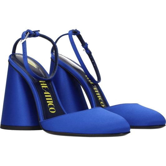 The Attico Blue Satin Platforms TH-8547286810889-EU36/US6