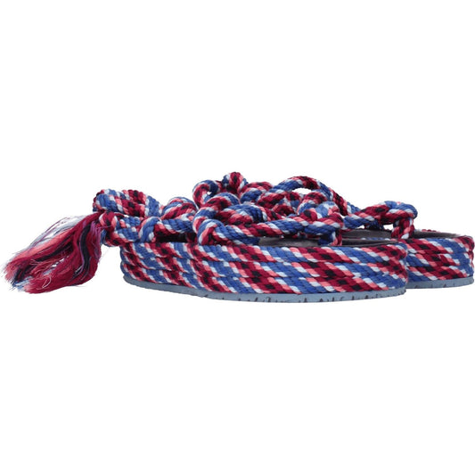 Isabel Marant Blue Fabric Flat Sandals IS-8547290906889-EU36/US6