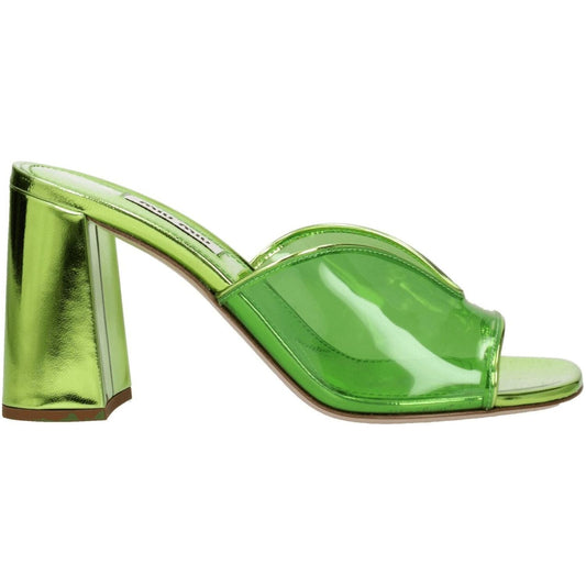 Miu Miu Green Plexiglass Platforms MI-8547321348361-EU36/US6