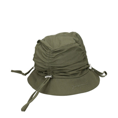 Jacquemus Green Cotton Bucket Hat
