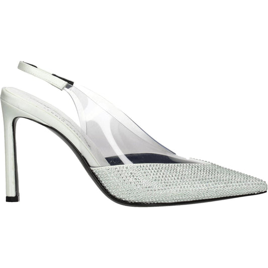 Sergio Rossi Green Satin High Heel Pumps SE-8547355984137-EU36/US6