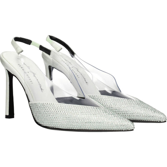 Sergio Rossi Green Satin High Heel Pumps SE-8547355984137-EU36/US6