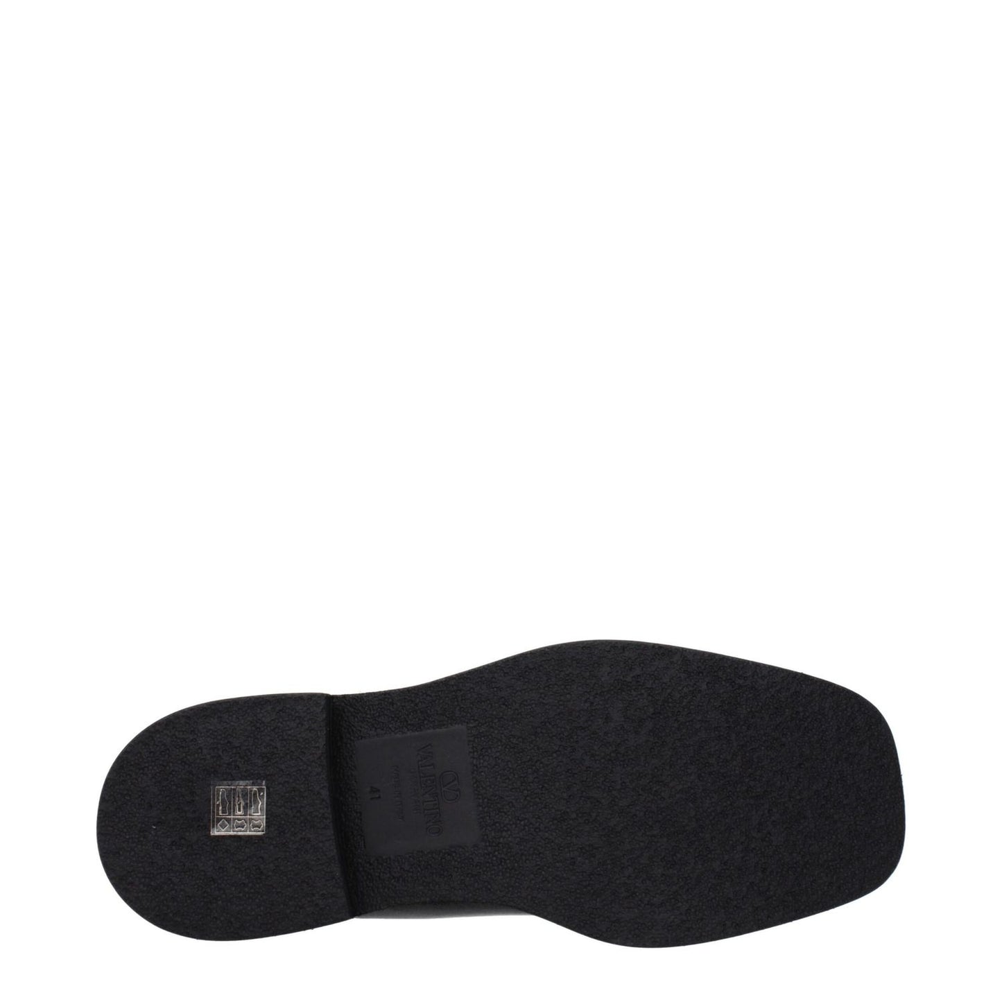 Valentino Garavani Black Leather Ankle Boots