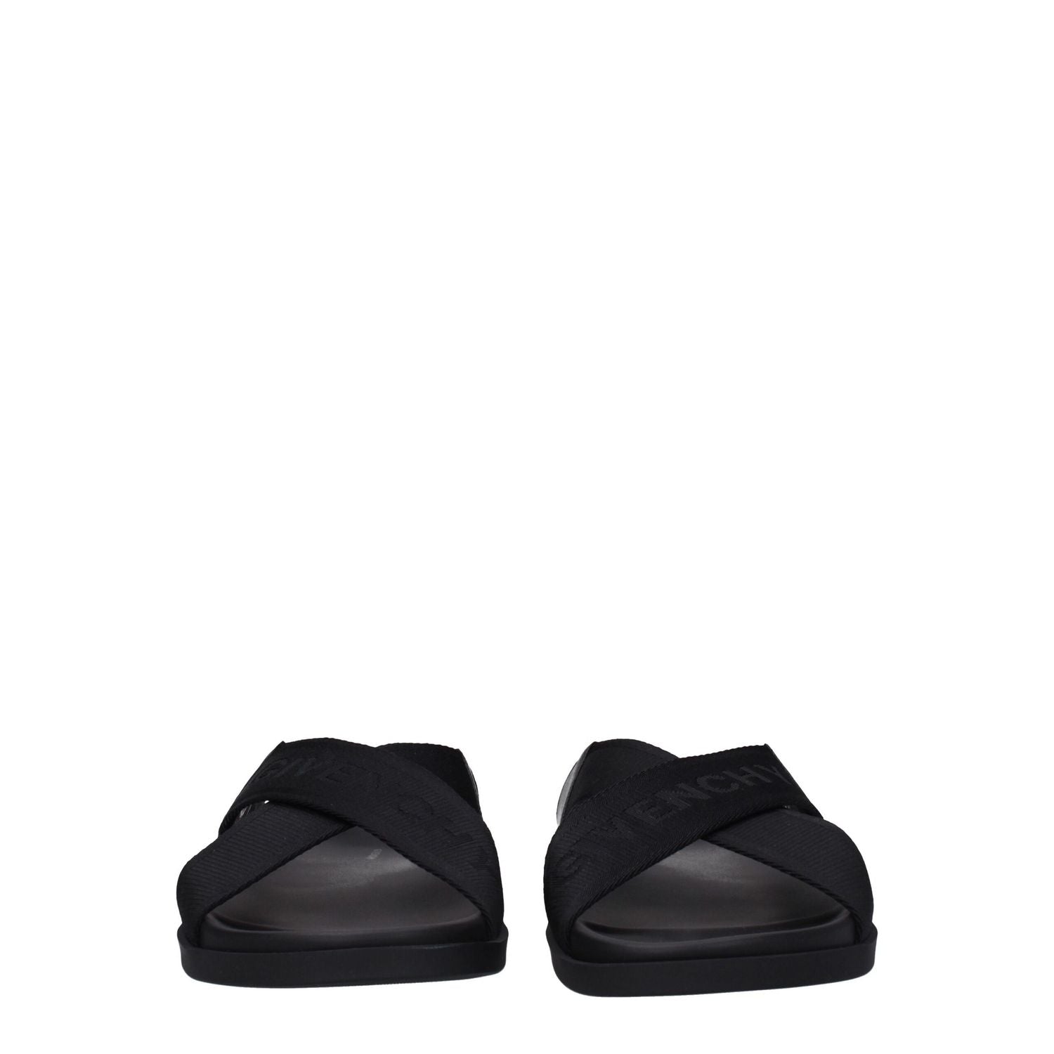 Givenchy Black Fabric Slippers