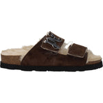 Palm Angels Brown Leather Slippers Sandals PA-8547450421513-EU40/US10