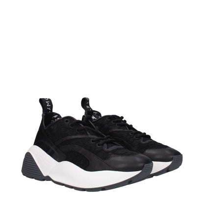 Stella McCartney Black Fabric Chunky Sneakers