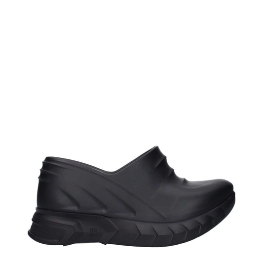 Givenchy Black Cotton Slippers