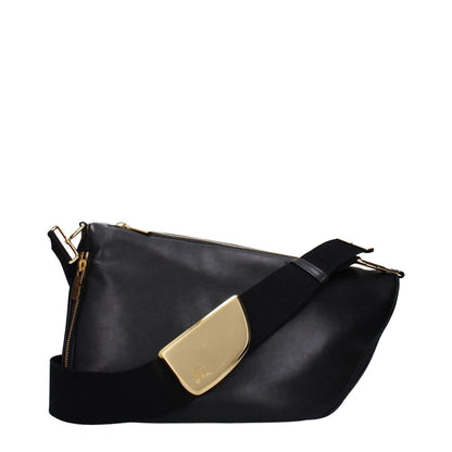 Burberry Black Leather Crossbody Bag