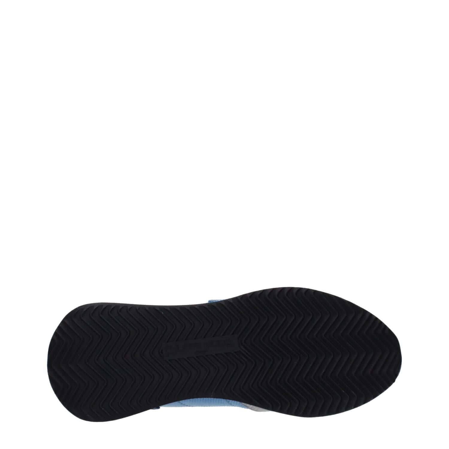 Philippe Model Blue Fabric Low Top Sneakers