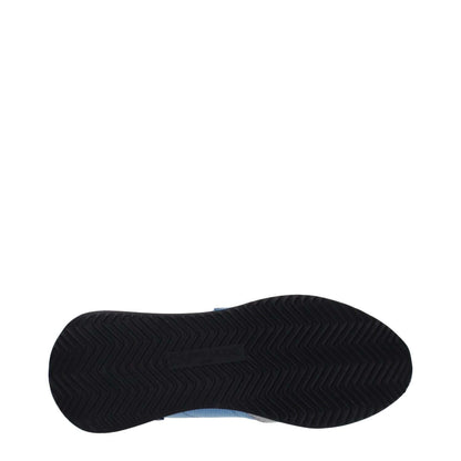 Philippe Model Blue Fabric Low Top Sneakers