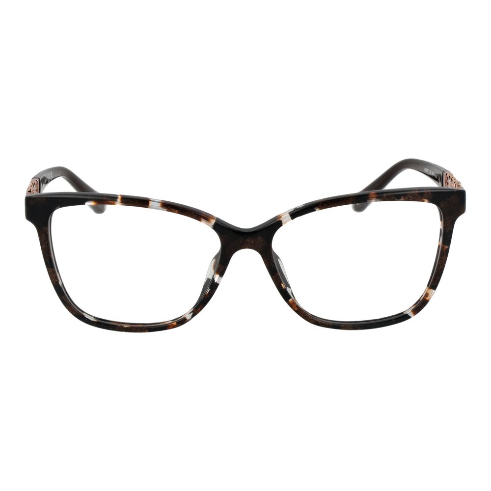 Guess Brown Acetate Glasses (Frames) with full-rim style and demo lenses for women.