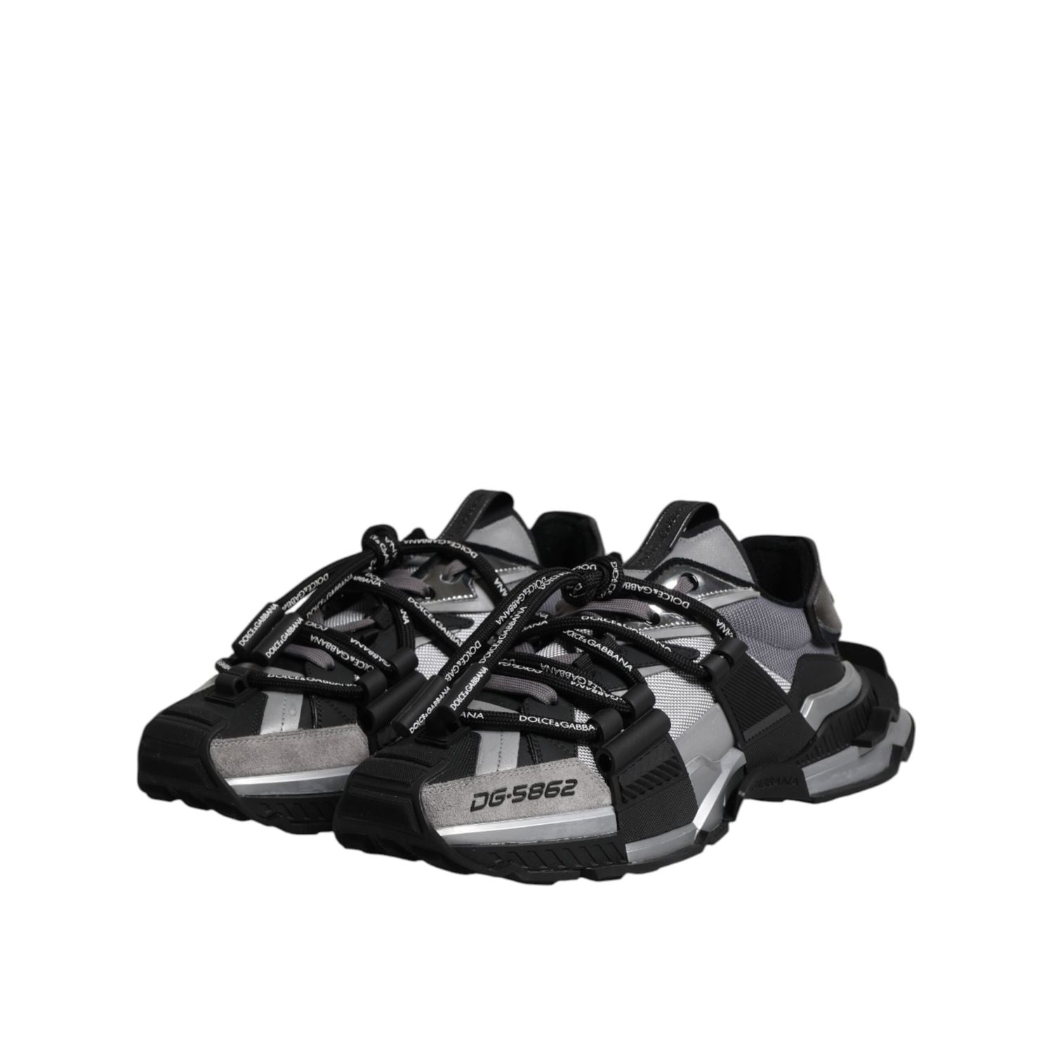 Dolce & Gabbana Multicolor Panelled Space Sneakers Shoes