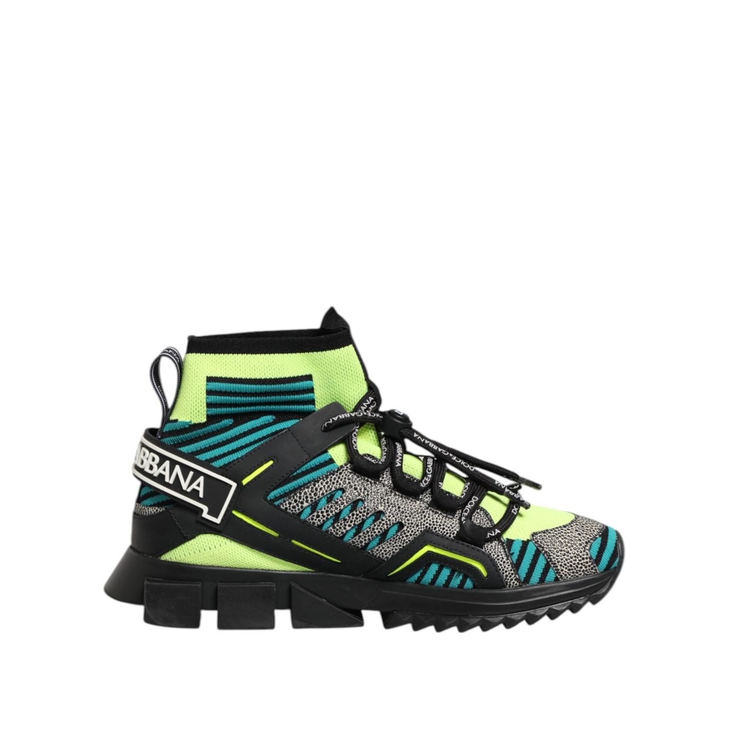 Dolce & Gabbana Multicolor Sorrento Socks Men Sneakers Shoes