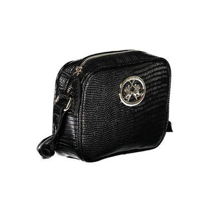 La Martina Black Polyethylene Handbag