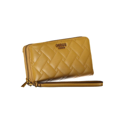 Guess Jeans Yellow Polyethylene Wallet