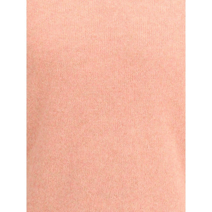 Close-up of Roberto Collina Multicolor Merino Wool Sweatshirt fabric texture showcasing its soft and breathable material.