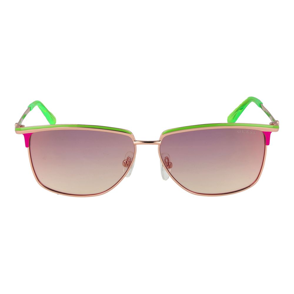 Guess Green Metal Sunglasses