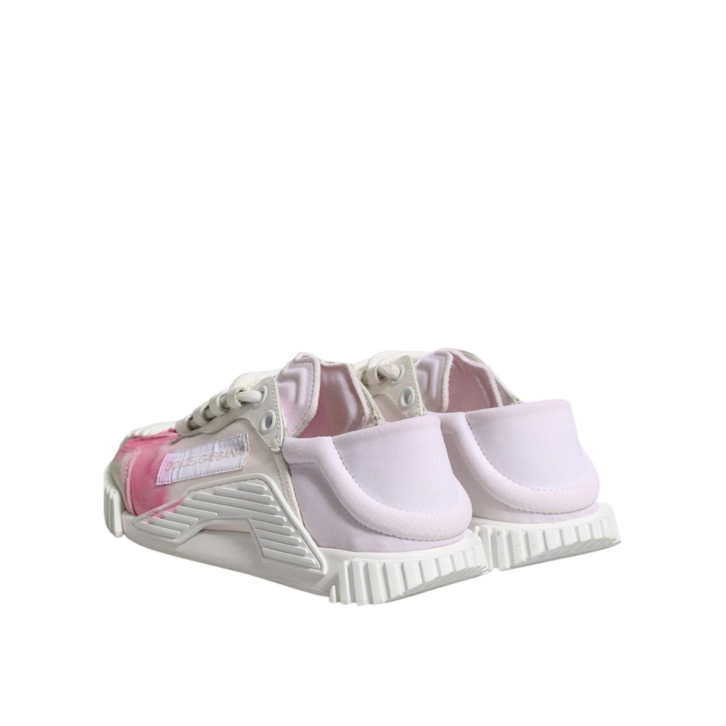 Dolce & Gabbana White NS1 Lace Up Low Top Sneakers Shoes