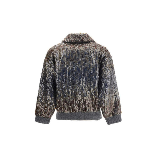 Brunello Cucinelli Sequined Cardigan BR-M1U375916PC9144-S