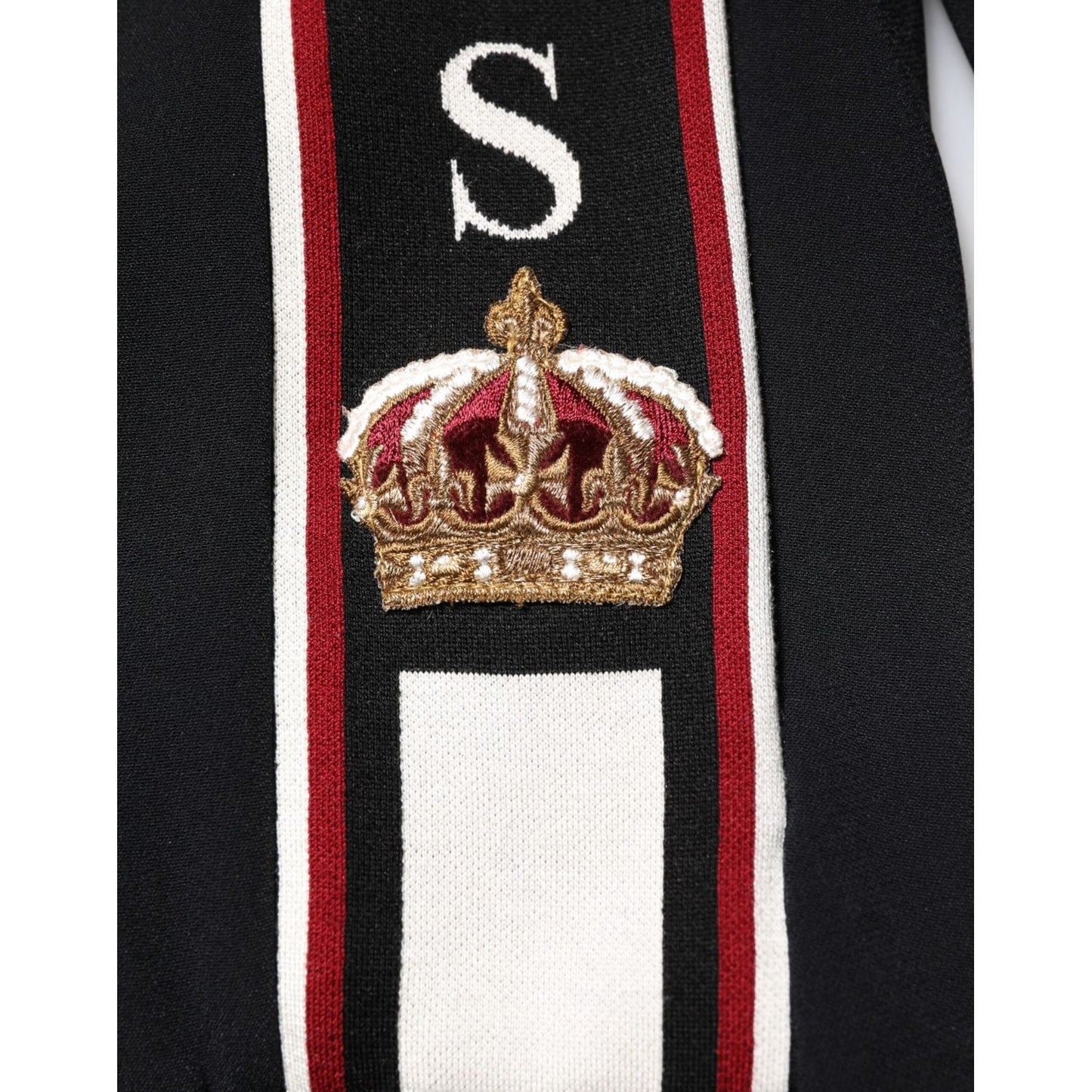 Dolce & Gabbana Black DG King Full Zip Sweatshirt Sweater
