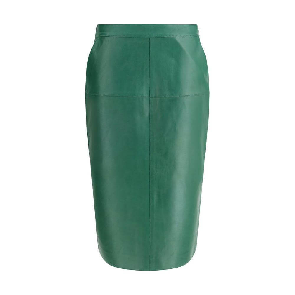 P.A.R.O.S.H. Leather midi Skirt PA-D620647068-S