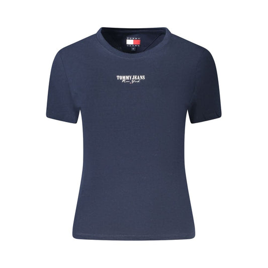 Tommy Hilfiger Blue Cotton Women T-Shirt TO-39317-S