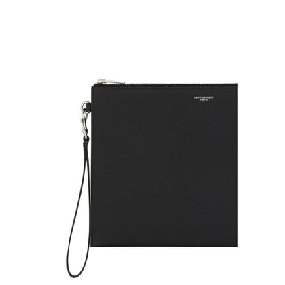 Saint Laurent Black Calf Leather Bos Taurus Other Accessories