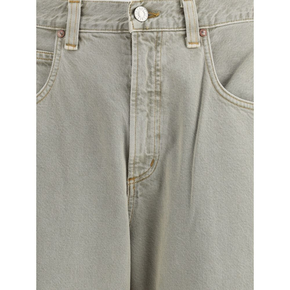 Agolde Gray Cotton Jeans Denim