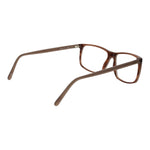 Alt Tag: Andy Wolf Brown Unisex Glasses Frame in full-rim acetate, size 57-14-145, with demo lenses and branded case.