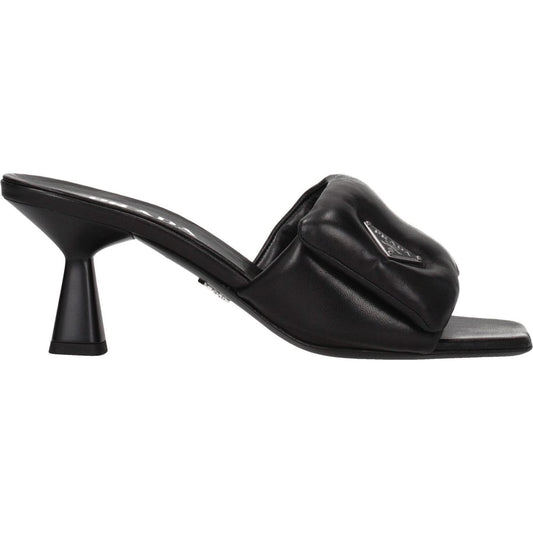 Prada Black Leather Platforms PR-8547285500169-EU35.5/US5.5
