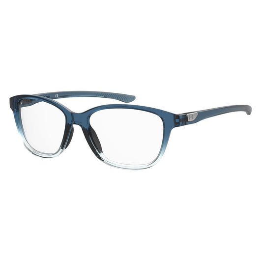 Under Armour Blue Resin Frames - Women's eyewear UA5031OXZF315, size 53/15/140 mm, made of resin in blue color.