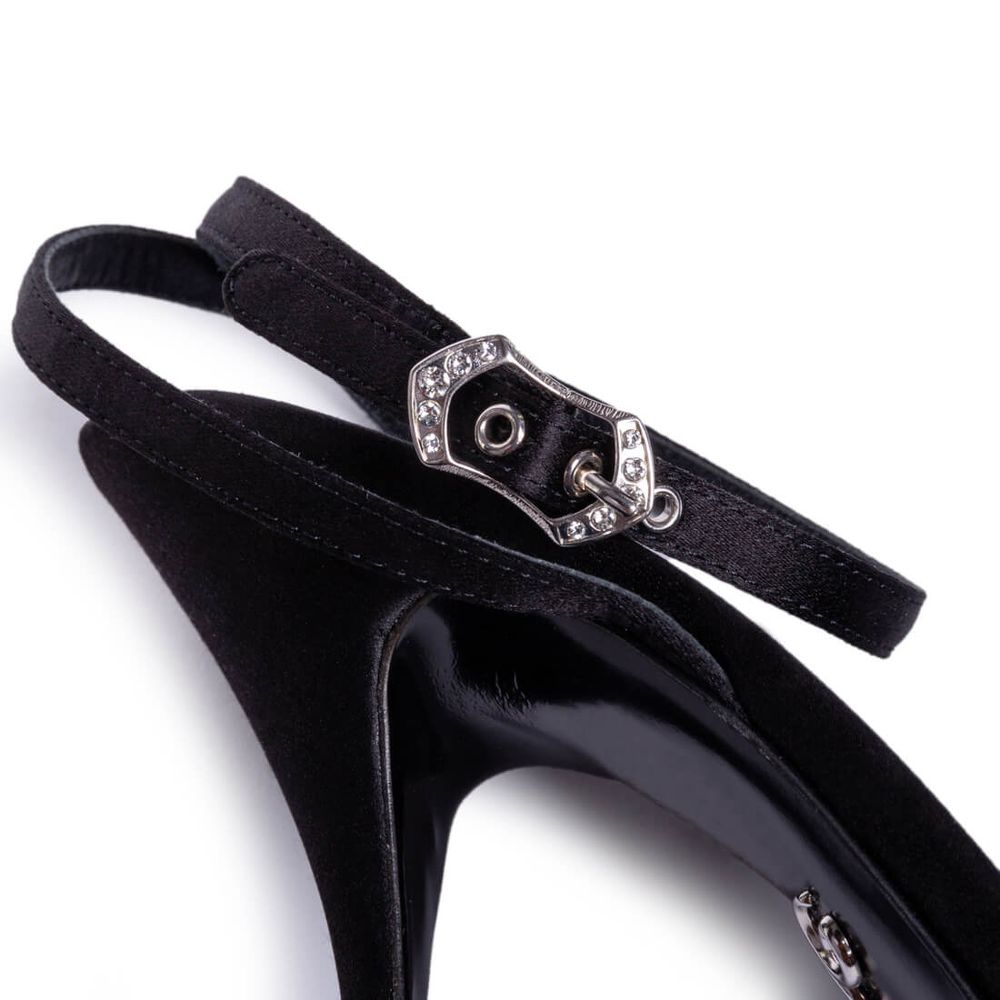 Dolce & Gabbana Black Goatskin Sandal