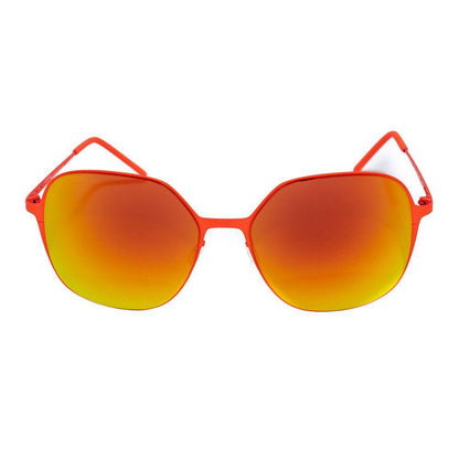 Italia Independent Red Metal Sunglasses