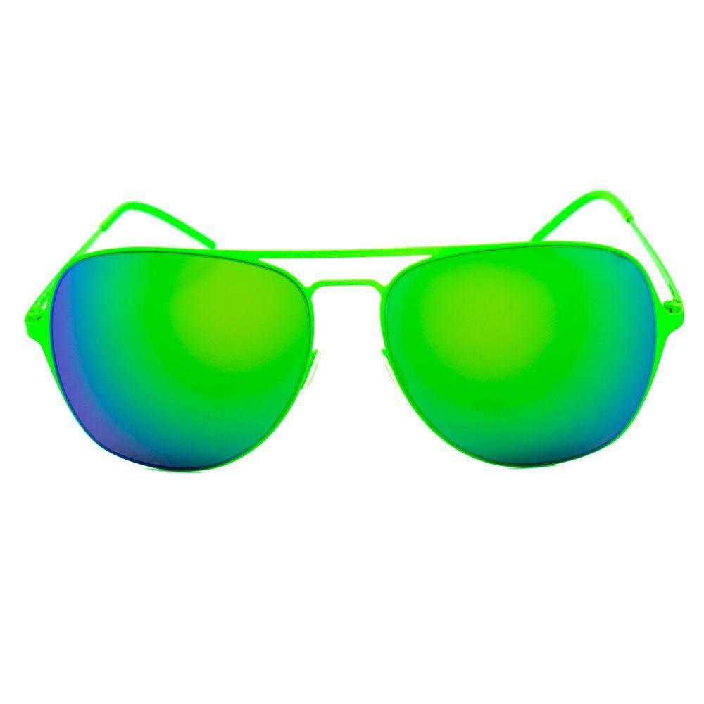 Italia Independent Green Metal Sunglasses
