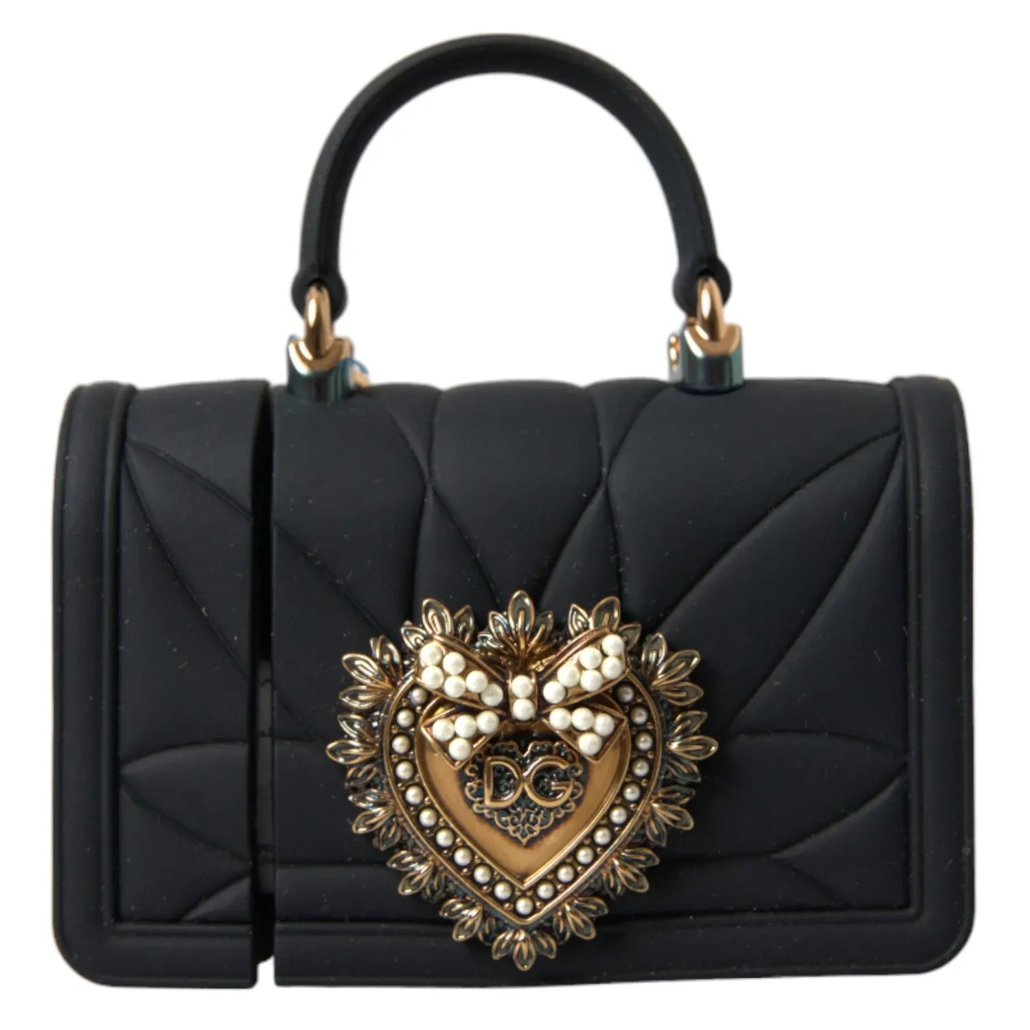 Front view with bag zipped and handles upright.