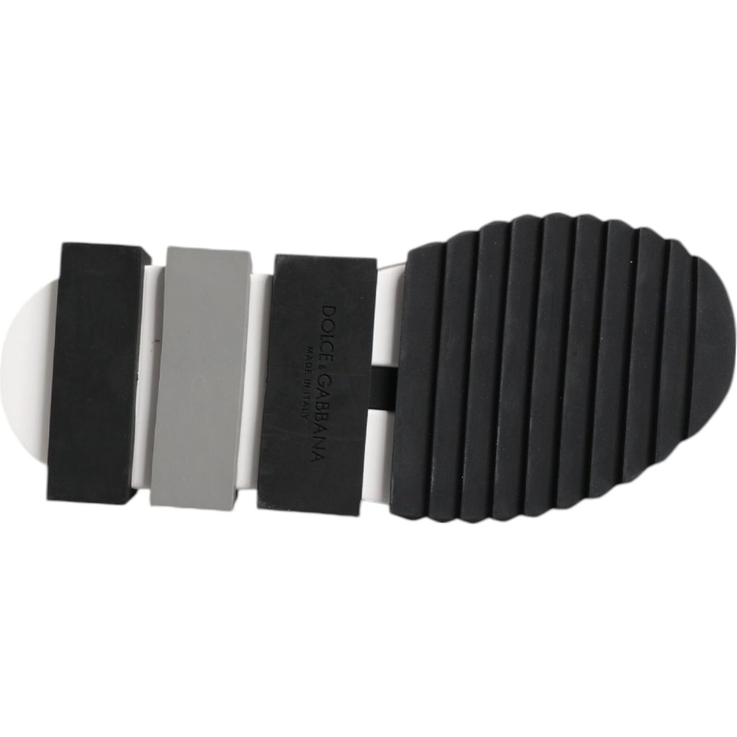 Dolce & Gabbana White Black Sorrento Socks Sneakers Shoes