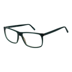 Andy Wolf Green Unisex Glasses Frame in acetate full-rim style with demo lenses, size 57-14-145, rectangle shape.