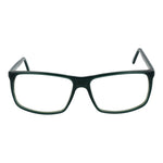Andy Wolf Green Unisex Glasses Frame with acetate full-rim rectangular design, 57-14-145 size, and demo plastic lenses.