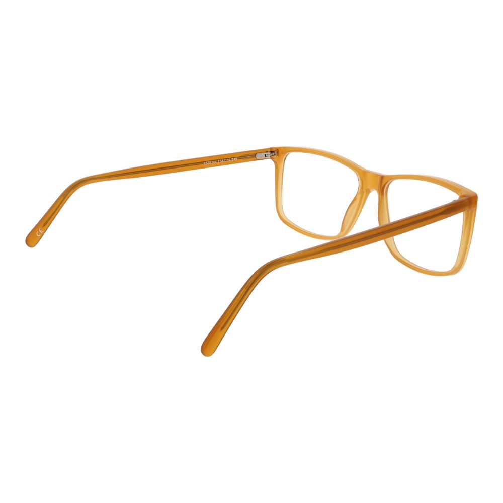 Andy Wolf Yellow Unisex Glasses Frame in acetate with full-rim rectangle style.