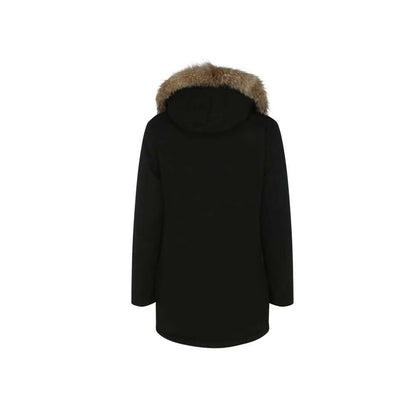 Woolrich Black Cotton Parka
