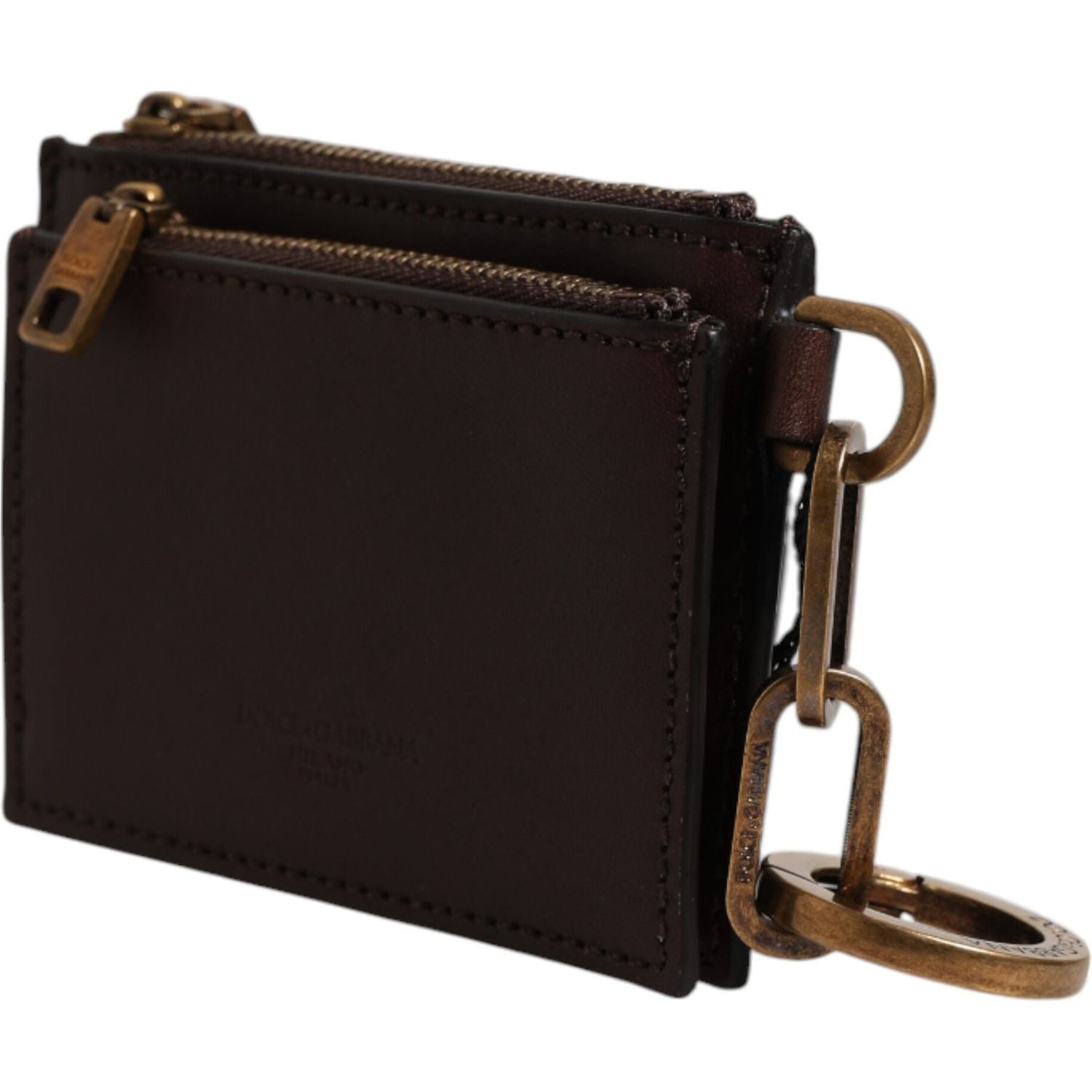 Front view with bag zipped and handles upright.