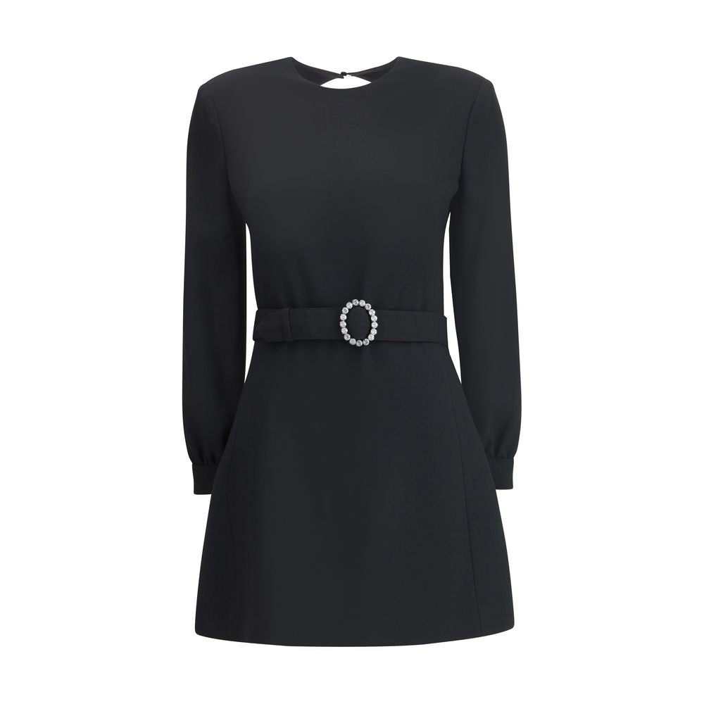 Saint Laurent Sablè mini Dress with cut nude back SA-819619Y012W1000-IT36 | XS
