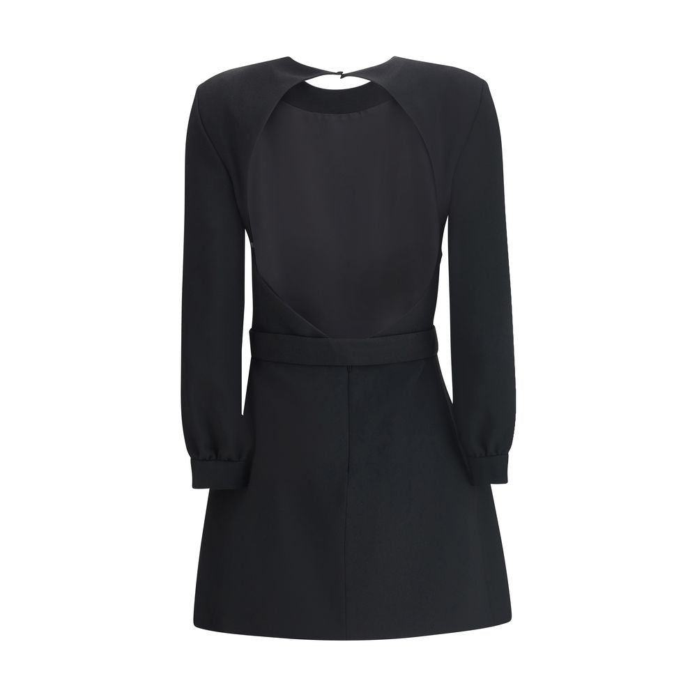 Saint Laurent Sablè mini Dress with cut nude back SA-819619Y012W1000-IT36 | XS