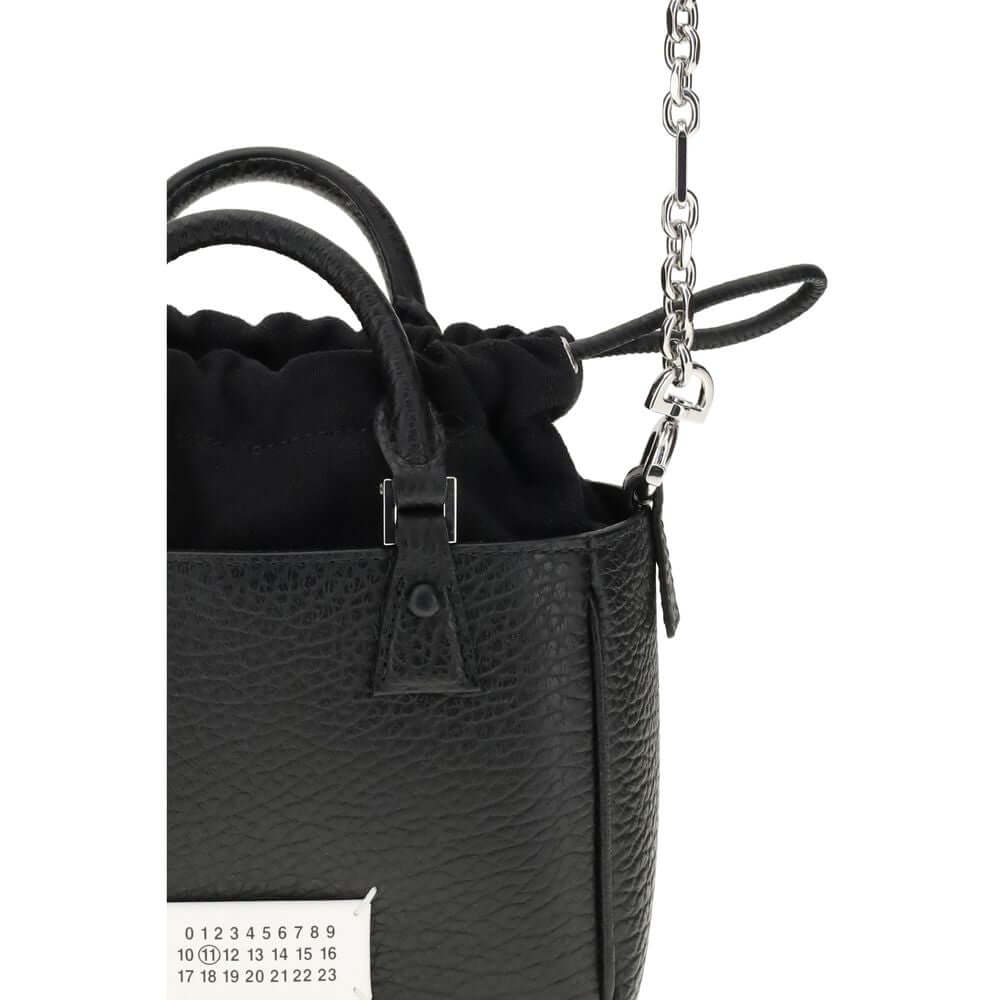 Margiela Black Calf Leather Bos Taurus Shoulder Bag