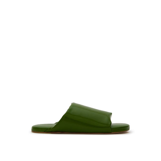 Bottega Veneta Green Leather Slipper BO-10139674-EU42/US9