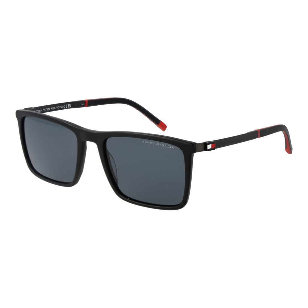 Tommy Hilfiger Black Men Sunglasses TO-1062675