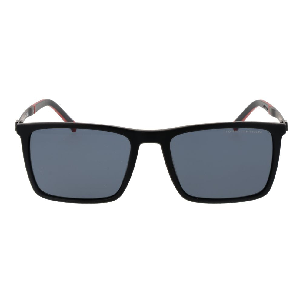 Tommy Hilfiger Black Men Sunglasses TO-1062675