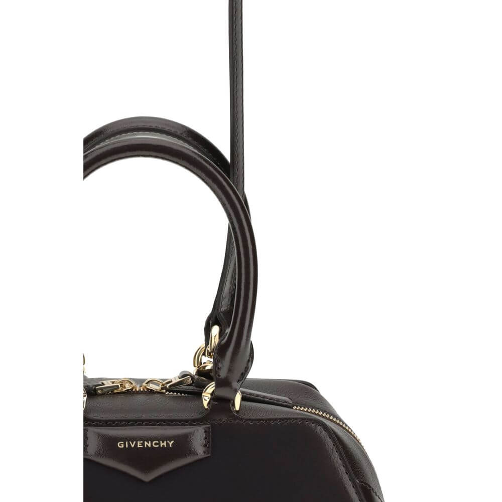 Givenchy Brown Calf Leather Bos Taurus Handbag